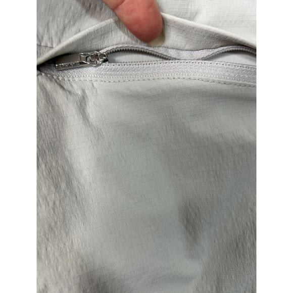 Athleta Trekkie Hike Pants Womens 16 Cream Beige Ripstop Straight Outdoor Hiking - Picture 6 of 14
